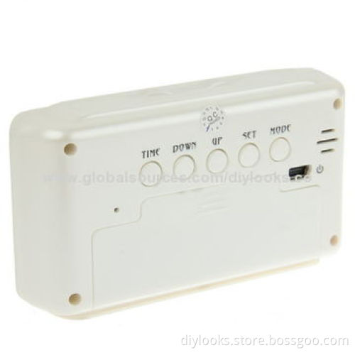 720P H.264 Multifunctional Table Clock Spy Hidden Camera Mini DVR with Remote